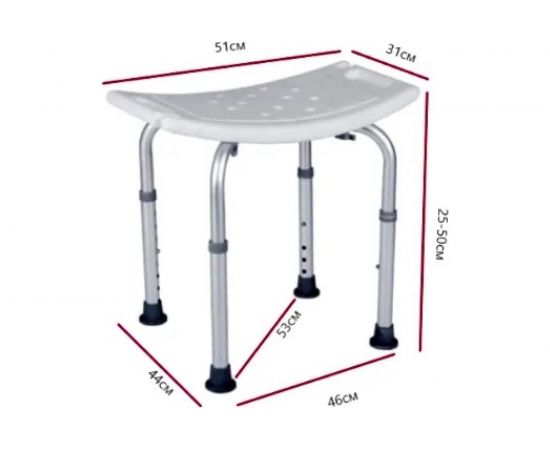 Стул для ванной комнаты ZDK квадратный chair2 – изображение 6