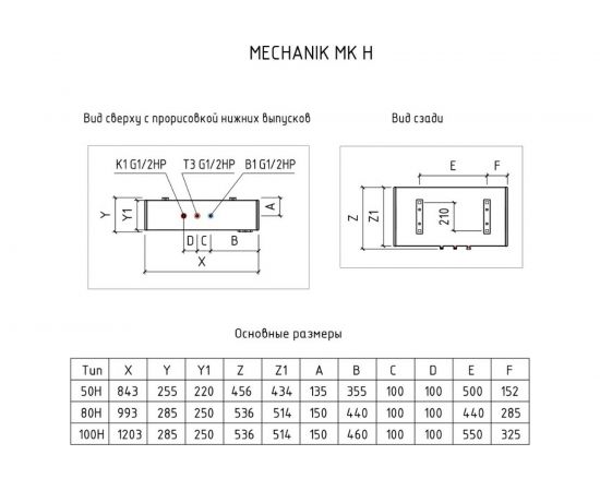 Аккумуляционный электрический водонагреватель Термекс THERMEX MK 80 H ЭдЭБ01326 – изображение 6