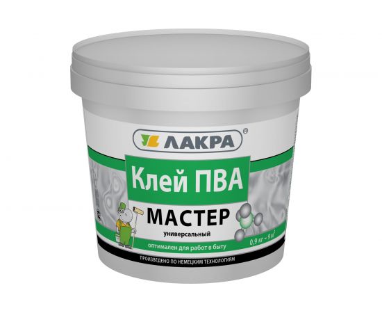 Универсальный клей ПВА Лакра Мастер 0,9 кг 90002427720 