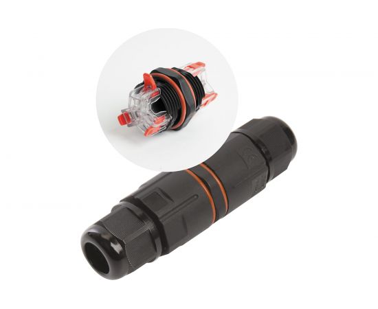 3-контактный соединитель-коннектор для проводов FERON LD533, с пружинным контактом, 41919 