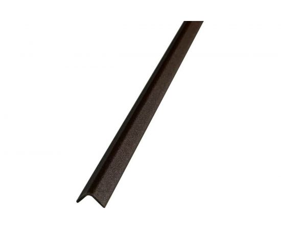 Алюминиевый внешний угол Лука (10x10x1 мм; 2,7 м; шоколад) УТ000066377 