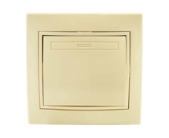 Одноклавишный промежуточный выключатель Jilion бежевый 9533133 