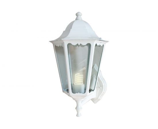 Садово-парковый светильник FERON 6101 60W 230V E27 170х200х320мм белый 11051 