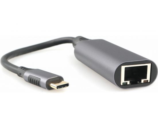 Сетевой адаптер Cablexpert USB-C (вилка) в Гигабитную сеть Ethernet (RJ-45), A-USB3C-LAN-01 
