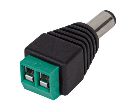 Разъем питания ЭРА RDC01 DC, штекер, 2.1х5.5, с клеммной колодкой Б0048308 