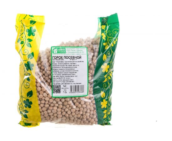 Семена Зеленый уголок Горох посевной, 1 кг 4660001293489 