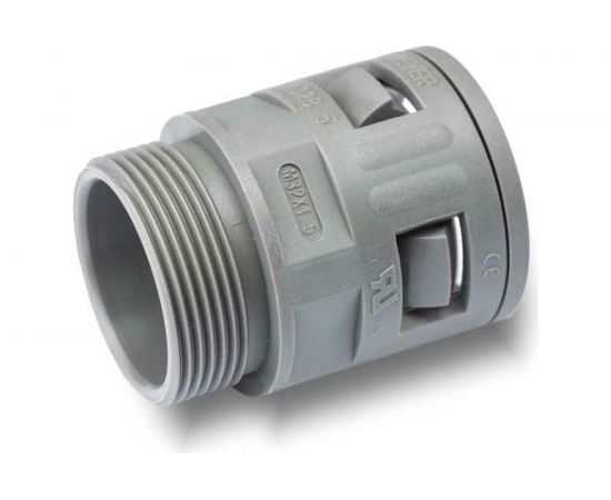 Муфта для гофрированных труб Weyer WQGM32G/AD28.5 коннектор прямой нар. M32x1.5 WE0201700 