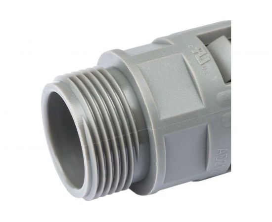 Муфта для гофрированных труб Weyer WQGM32G/AD28.5 коннектор прямой нар. M32x1.5 WE0201700 – изображение 2