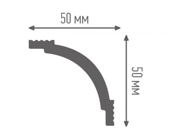 Плинтус ПЛИНТЭКС U 50/50 24607173946069 – изображение 2