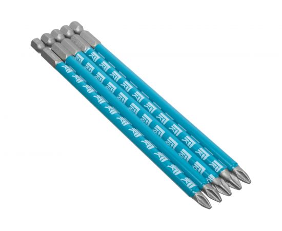 Биты профессиональные (5 шт; PH2x150 мм; сталь S2; 1/4"" Е) РемоКолор 33-7-576 – изображение 2