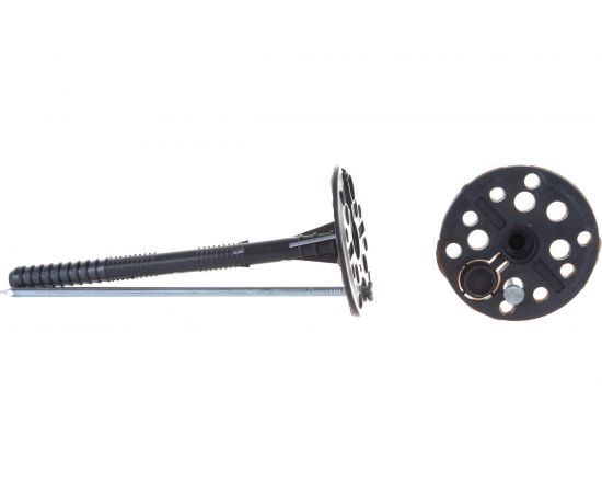 Дюбель для теплоизоляции с оц.гвоздем и колпачком INTERFIX ИЗР 10х140, 300 шт 28991 – изображение 2