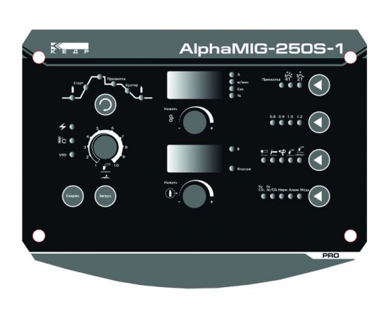 Полуавтомат КЕДР AlphaMIG-250S-1 30–250А, 220В 8011613 – изображение 2