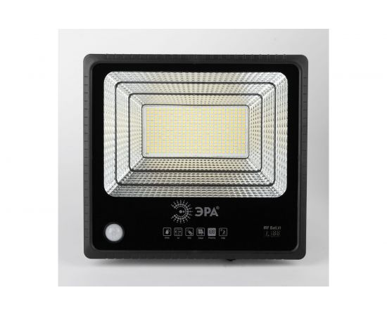Светодиодный уличный прожектор ЭРА на солнечной батарее, 150W, 5000K, с датчиком движения, ПДУ, IP65 Б0049548 – изображение 2