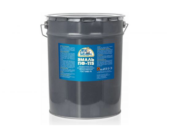 Эмаль ЭКСПЕРТ ПФ-115М глянцевая, голубая, 20 кг 25903 – изображение 2