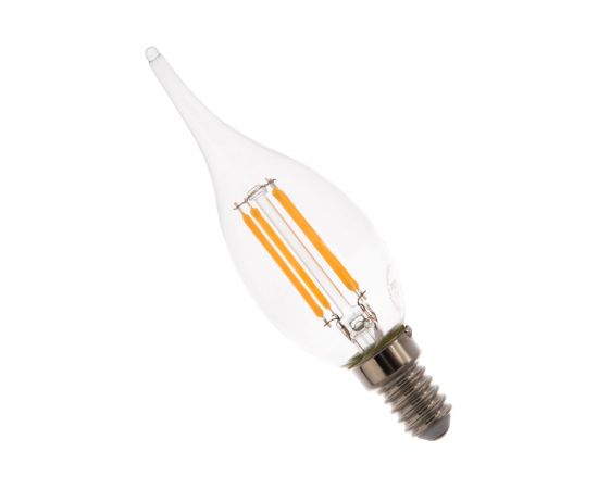 Светодиодная лампа FERON 9W 230V E14 2700K прозрачная, LB-74 25960 – изображение 3