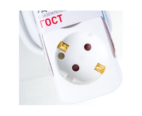 Электрический удлинитель ЭРА U3e7m3x1,5 с заземлением 3 розетки 7м ПВС 3x1,5мм2 16А Б0044034 – изображение 4