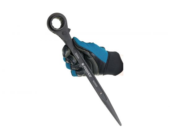 Трещоточный ступичный усиленный ключ Forsage 30х32мм 4431 – изображение 4