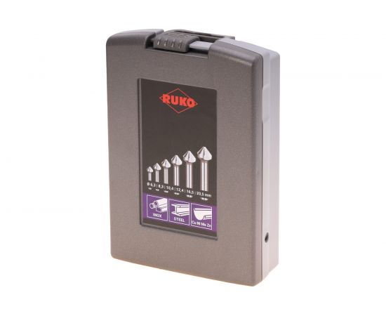 Набор зенковок (6 шт; 6.3-20.5 мм; HSSЕ-Co 5; 90 градусов) Ruko 102152ERO – изображение 5