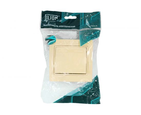 Одноклавишный промежуточный выключатель Jilion бежевый 9533133 – изображение 6