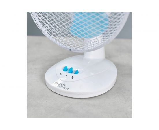 Настольный вентилятор SCARLETT 9"", белый SC-DF111S19 – изображение 7
