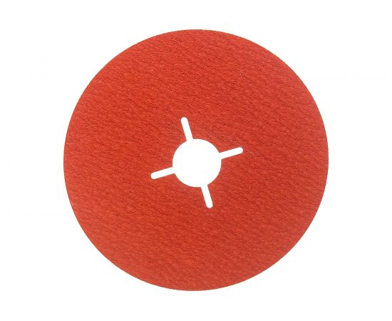 Керамический фибровый диск со шлицами XF885 (1 шт, 125х22 мм, P120) VSM 004971 