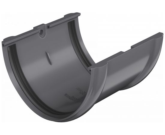 Соединитель желоба Технониколь (ПВХ; серый; 1 шт) TN425679 