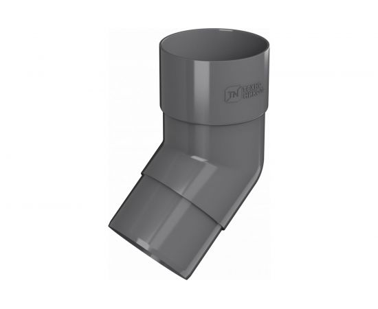 Колено трубы Технониколь (108 градусов; ПВХ; серый; 1 шт) TN519641 