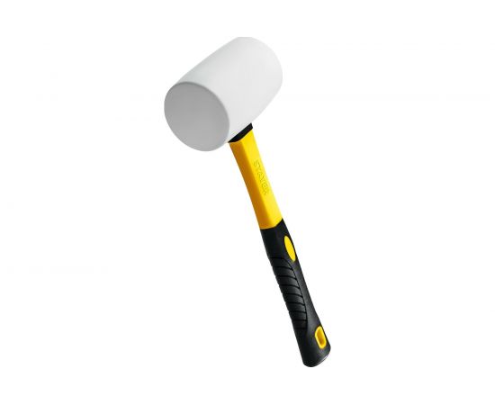 Резиновая белая киянка с фибергласовой ручкой 680г STAYER PROFI 20533-680 
