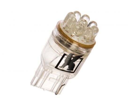 Светодиодная лампа KRAFT T20 W21W W3x16q 12v Yellow 9 LEDs KT 700078 