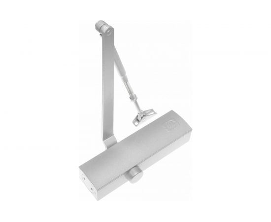 Дверной доводчик Doorlock DL200N BC DC EN2-5 с регулируемыми функциями тормоза открывания, серебристый 75560 