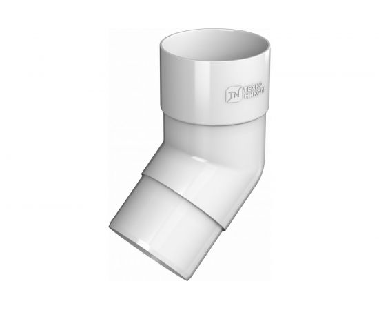Колено трубы Технониколь (ПВХ; 135 градусов; белый; 1 шт) TN359448 
