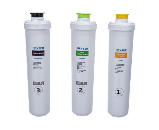 Комплект картриджей для Смарт Био 521 Гейзер 50104 