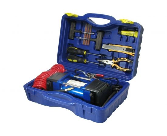 Компрессор МАЯКАВТО AC625ma 2х-поршневой, в кейсе, с набором инструментов AC625ma – изображение 2