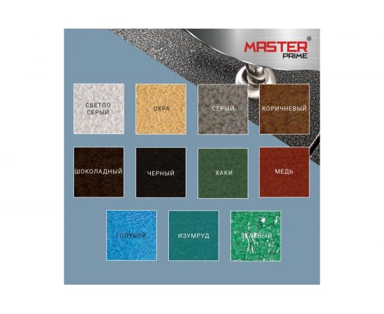 Грунт-эмаль по ржавчине MASTER PRIME 3 в 1 молотковая коричневый, 0.9 л 4300006788 – изображение 2
