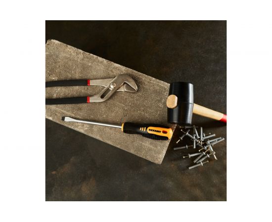 Шлицевая отвертка REXANT SL 8х150 мм, двухкомпонентная рукоятка 12-4724 – изображение 2