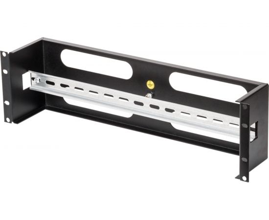 Панель TLK 19 с DIN-рейкой, 3U, черная TLК-EP25-3U-BK – изображение 2