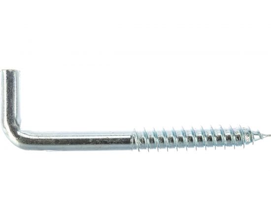 Крюк-шуруп ЕВРОПАРТНЕР L-обр. Zn d9,5хL100 мм 2 шт. 13 0644 6 – изображение 2