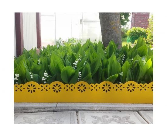 Бордюрная лента Протэкт Декор, желтая БД-15/9 ж – изображение 2