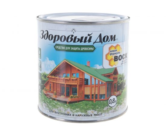 Деревозащитное средство Здоровый Дом бесцветный 0,8 л 90000857483 – изображение 2