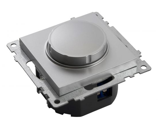 Диммирующий выключатель STEKKER TRIAC (механизм), GLS10-7106-03, 250V, 500W, серия Катрин, серебро 39587 – изображение 3