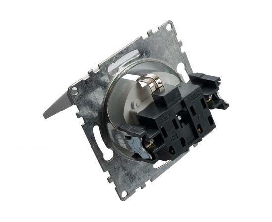 1-местная розетка STEKKER с заземлением с крышкой (механизм), GLS16-7112-03, 250В, 16А с защитной шторкой, 39580 – изображение 3