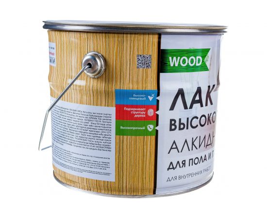 Алкидный лак для пола и паркета FARBITEX 3 л 4300006807 – изображение 3