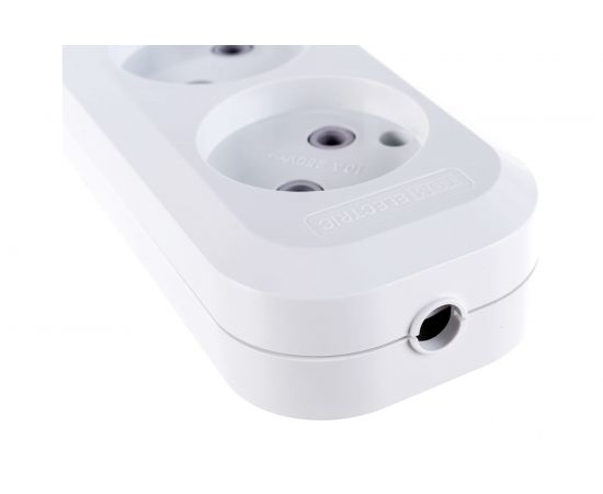 Розеточная колодка TDM 5 гнезд 10А белая SQ1806-0034 – изображение 4