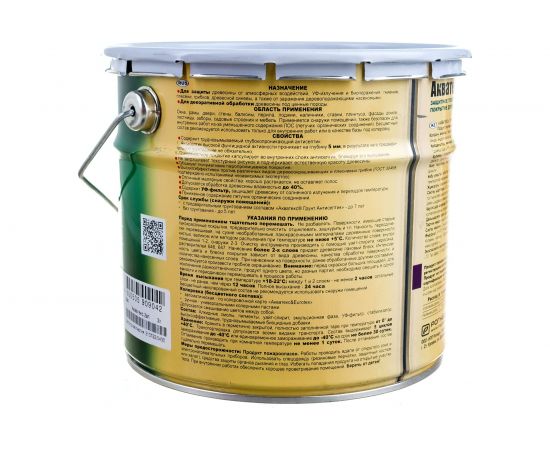 Защитно-декоративное покрытие для древесины Рогнеда Акватекс (дуб; 3 л) 517 – изображение 4