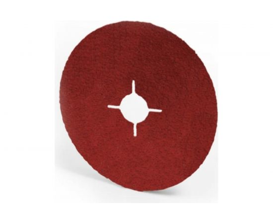 Керамический фибровый диск со шлицами XF885 (1 шт, 125х22 мм, P120) VSM 004971 – изображение 4
