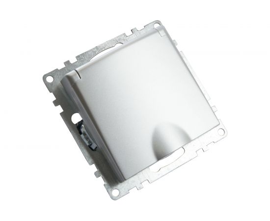 1-местная розетка STEKKER с заземлением с крышкой (механизм), GLS16-7112-03, 250В, 16А с защитной шторкой, 39580 – изображение 4