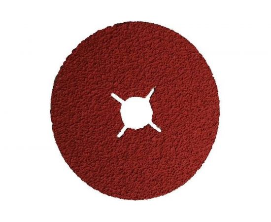 Керамический фибровый диск со шлицами XF885 (1 шт, 125х22 мм, P120) VSM 004971 – изображение 5