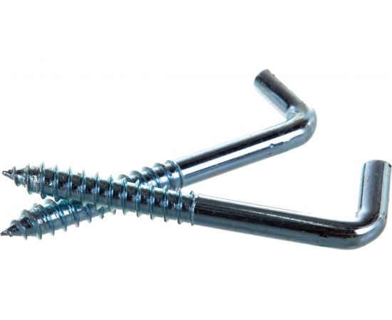 Крюк-шуруп ЕВРОПАРТНЕР L-обр. Zn d9,5хL100 мм 2 шт. 13 0644 6 – изображение 5
