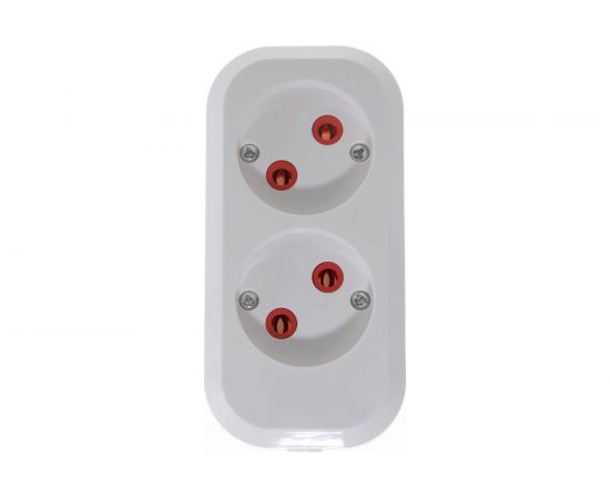 Колодка Navigator NCA-BL01-02-X-WH, 2 гнезда, без заземления, АБС-пластик 61583 – изображение 6