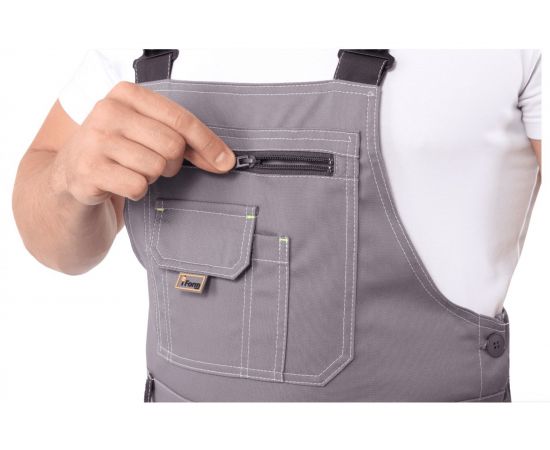 Полукомбинезон iForm ЭДВАНС серый-т.серый-черный, р. 112-116, рост 182-188 Пком 654/112/182 – изображение 6